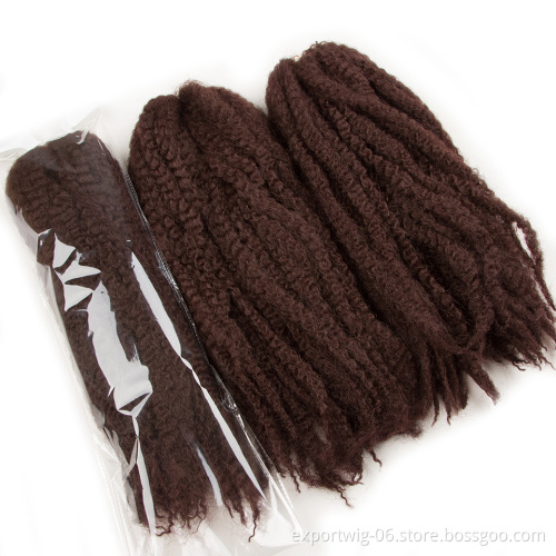 18'' Afro Kinky Twist Crochet Braids Hair Extension Synthetic Braiding Hair Crochet Braid Afro